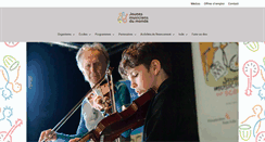 Desktop Screenshot of jeunesmusiciensdumonde.org